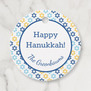 Star of David Classic Favour Tags