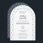Star of David Custom B'nai Bat Bar Mitzvah Arched Invitation<br><div class="desc">Perfect card to announce a bar mitzvah, bat mitzvah or other Jewish celebration! Hand made art for you! FULLY CUSTOMIZABLE! Click on “Personalize” above to edit the text. Click "edit using design tool" to adjust the fonts, colours and placements and to delete the back side design if you prefer. Also...</div>