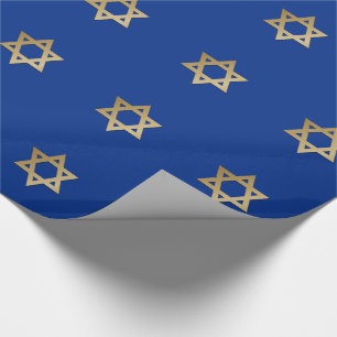 Star of David Design Gift Wrapping Paper