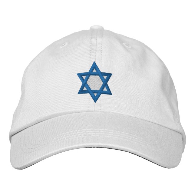 Star Of David Embroidered Hat (Front)