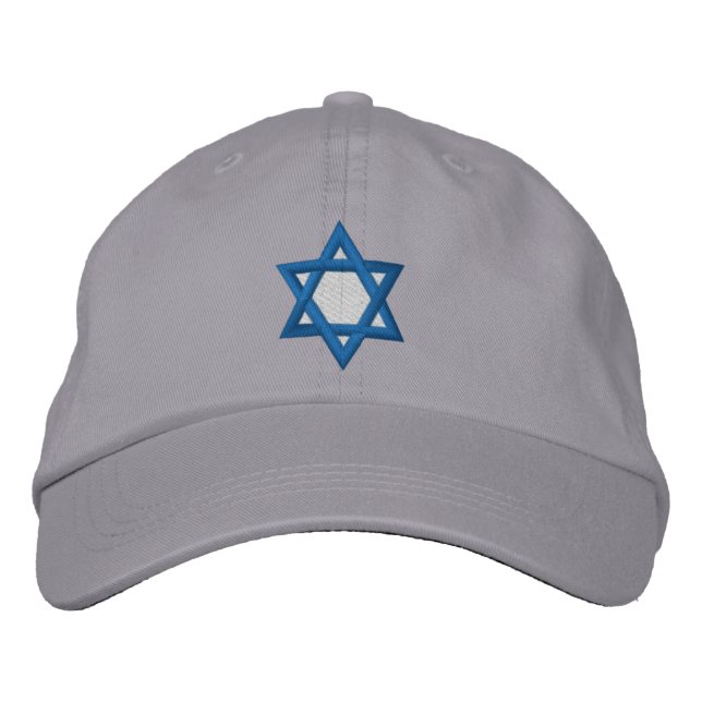 Star Of David Embroidered Hat (Front)