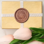 Star of David envelope seal Wax Seal Sticker<br><div class="desc">Star of David envelope seal</div>