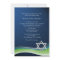Star of David Green and Blue Gradient Bar Mitzvah