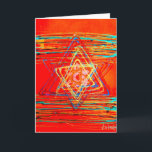 Star of David Greeting Card<br><div class="desc">Next Year in Jerusalem wishes for the holidays</div>