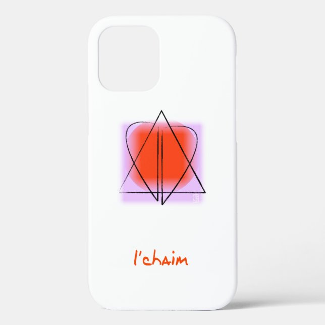 Star of David/Heart iPhone / coque ipad (Verso)