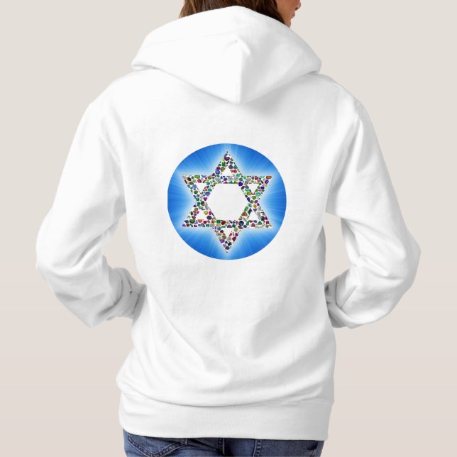 Star of David Hoodie (Back)