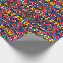 Star of David in Stained Glass - Wrapping Paper