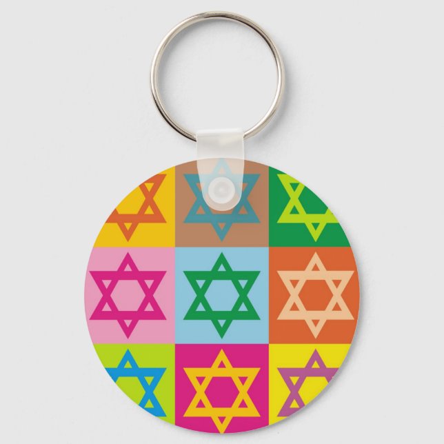 Star of David Keychain (Front)