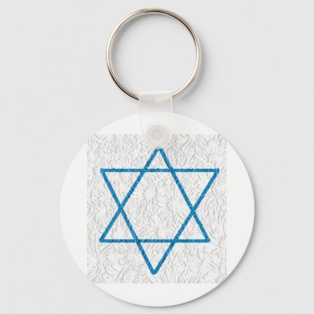 Star of David Keychain (Front)