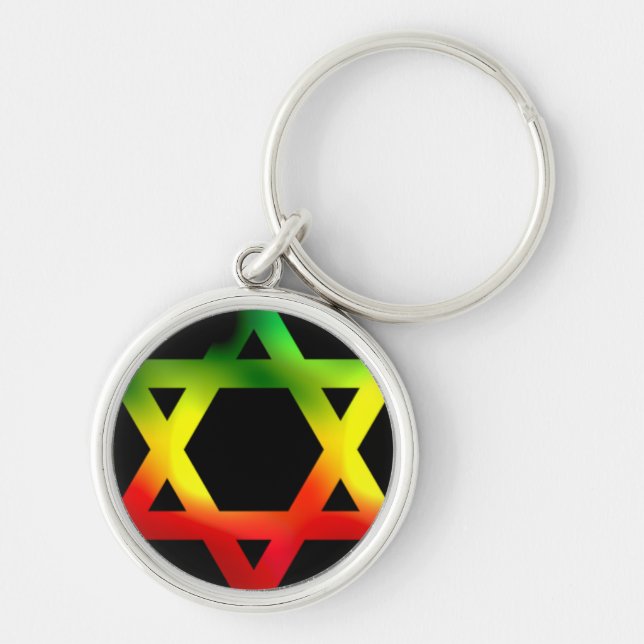 Star of David Keychain (Front)