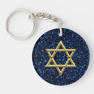 star of david keychain