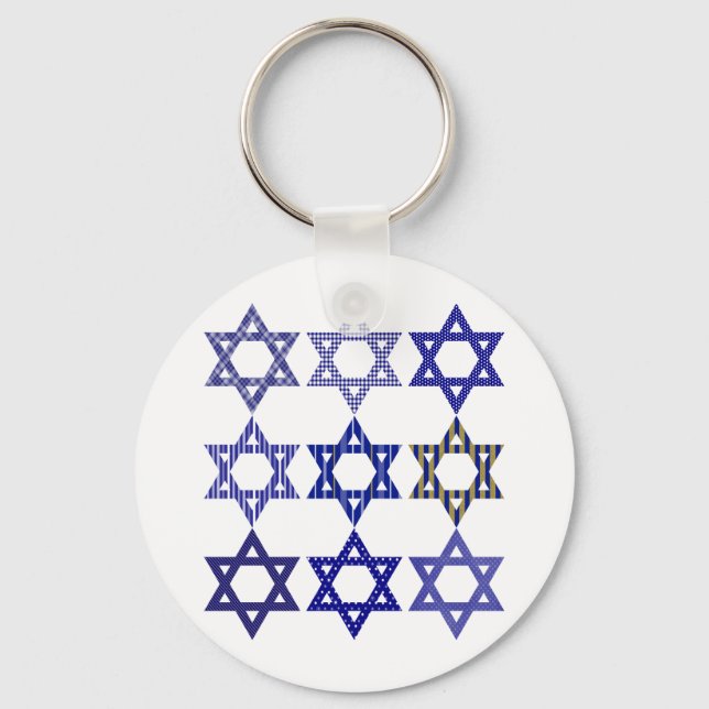 Star of David Keychain (Front)