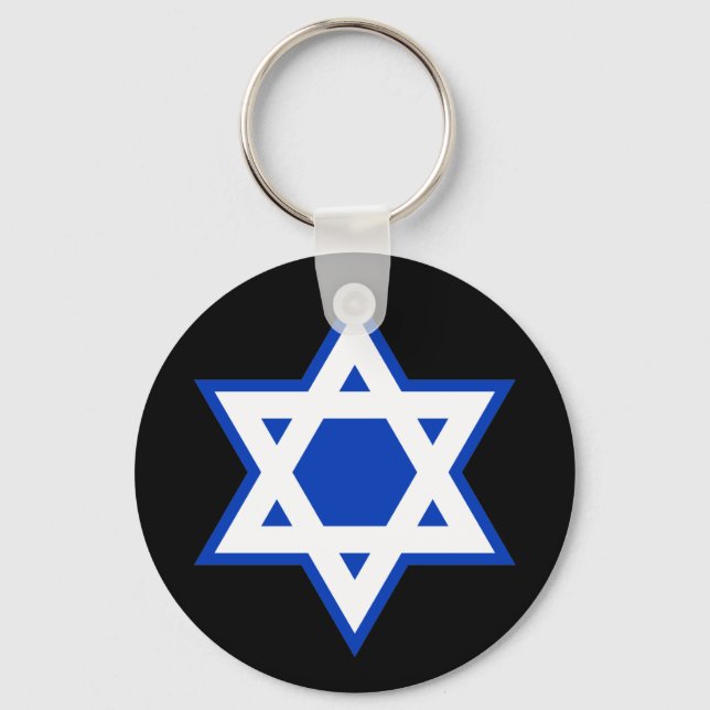 Star of David Keychain (Front)