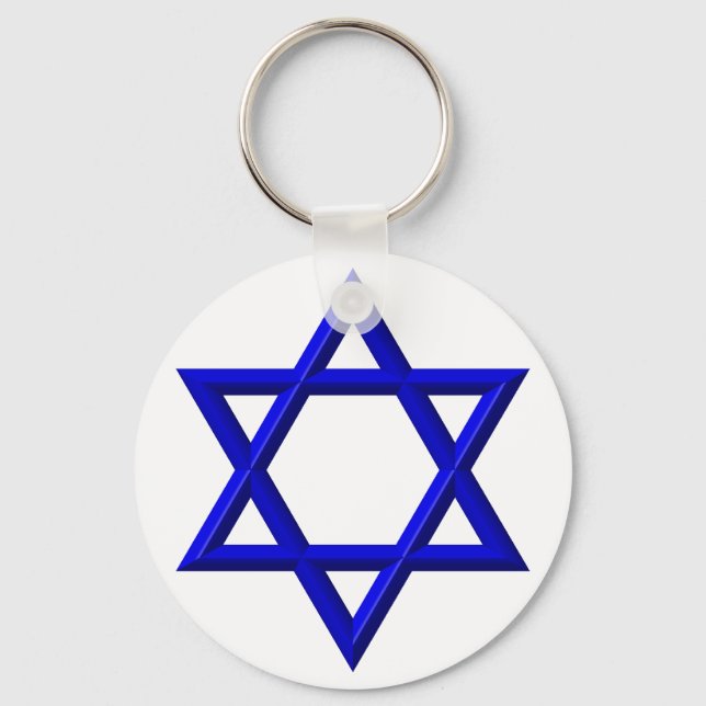 Star of David Keychain (Front)