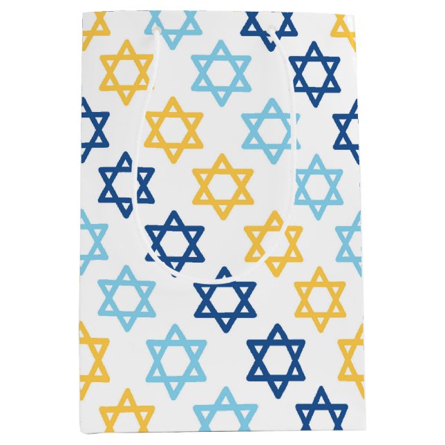 Star of David Medium Gift Bag (Front)