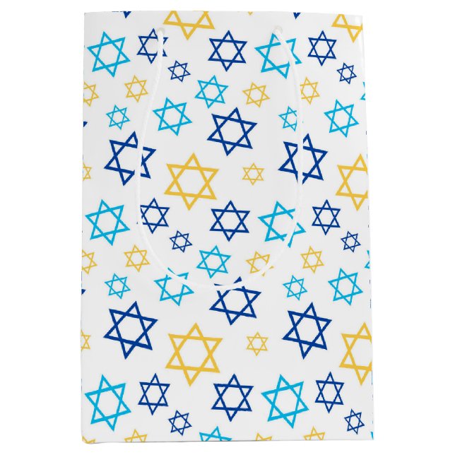 Star of David Medium Gift Bag (Front)