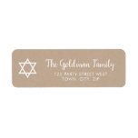 STAR OF DAVID modern plain simple kraft white<br><div class="desc">Setup as a template it is easy to customize with your own text - make it yours! - - - - - - - - - - - - - - - - - - - - - - - - - - - - - - - - - -...</div>