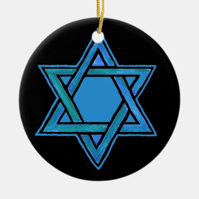 Star of David Ornament (Front)