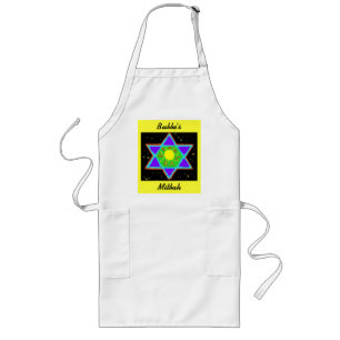 Star of David Paint Long Apron