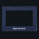 Star Of David Pattern Magnetic Frame<br><div class="desc">star of david pattern magnetic frame ... happy hanukka</div>