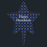 Star Of David Pattern Star Cake Topper<br><div class="desc">star of david pattern star cake topper ...  happy hanukkah</div>