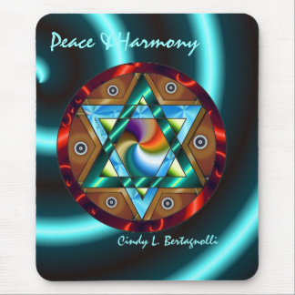 Star of David Peace & Harmony Mouse Pad