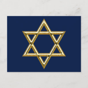 star of david postcard