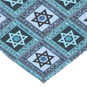 Star of David Reverse Table Runner