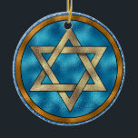 Star of David - Shalom - SRF Ceramic Ornament<br><div class="desc">I love doing "ornaments' and have so many ready to publish in every category ... . and will probably have 100 more each month easily ... oh more than that! Decorate a theme tree. Hang them over a curtain rod year round. Tie them on anywhere. Add them to your gift...</div>