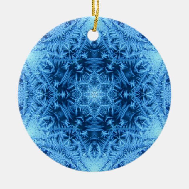 Star of David Snowflake Ornament (Front)