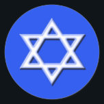 Star of David Sticker<br><div class="desc">Star of David on stickers</div>