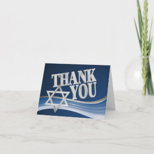 Star of David Thank You Card