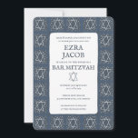 Star of David Tiles Custom Bar Mitzvah B'nai Bat Invitation<br><div class="desc">Perfect card to announce a bar mitzvah, bat mitzvah or other Jewish celebration! Hand made art for you! FULLY CUSTOMIZABLE! Click on “Personalize” above to edit the text. Click "edit using design tool" to adjust the fonts, colours and placements and to delete the back side design if you prefer. Also...</div>