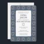 Star of David Tiles Custom Bar Mitzvah B'nai Bat Invitation<br><div class="desc">Perfect card to announce a bar mitzvah, bat mitzvah or other Jewish celebration! Hand made art for you! FULLY CUSTOMIZABLE! Click on “Personalize” above to edit the text. Click "edit using design tool" to adjust the fonts, colours and placements and to delete the back side design if you prefer. Also...</div>