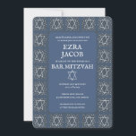 Star of David Tiles Custom Bar Mitzvah B'nai Bat Invitation<br><div class="desc">Perfect card to announce a bar mitzvah, bat mitzvah or other Jewish celebration! Hand made art for you! FULLY CUSTOMIZABLE! Click on “Personalize” above to edit the text. Click "edit using design tool" to adjust the fonts, colours and placements and to delete the back side design if you prefer. Also...</div>