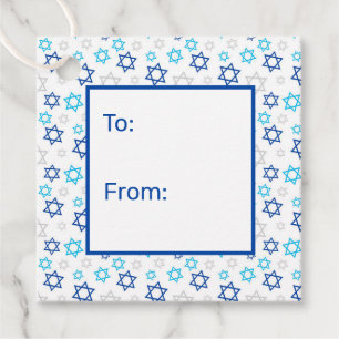 Star of David To From Favour Tags
