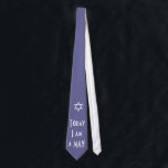 Star of David - Today I am a MAN Tie<br><div class="desc">Snazzy tie for your Bar Mitzvah.</div>