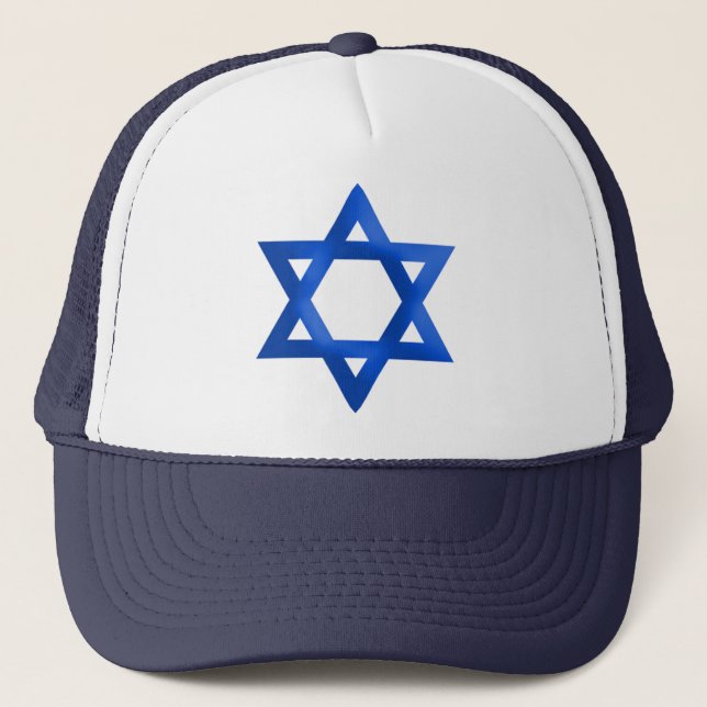 Star of David Trucker Hat (Front)