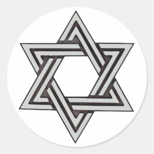 Star of David Wedding Invitation Envelope Seals