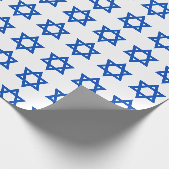 "STAR OF DAVID" WRAPPING PAPER (Corner)