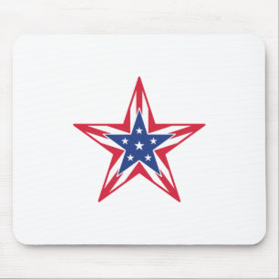 Star of Freedom Mouse Pad