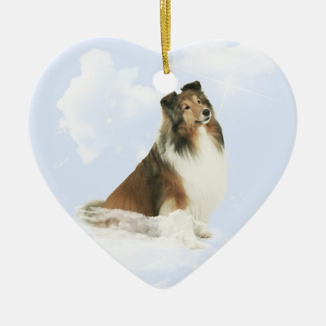 Star of Grace Ceramic Ornament (Front)