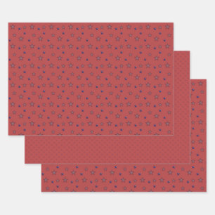 Star of Independence Wrapping Paper Set