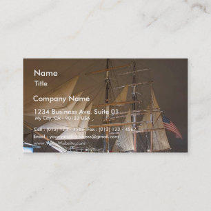 Star Of India Sails Sailing Ships Boats Business Card