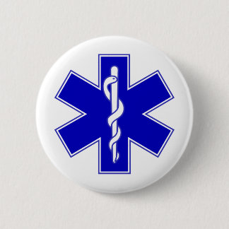 Star of Life 2 Inch Round Button