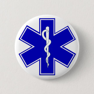 Star of Life 2 Inch Round Button