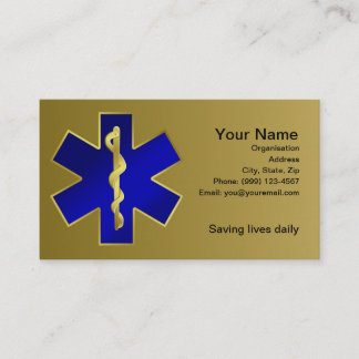 Star of Life Business Card