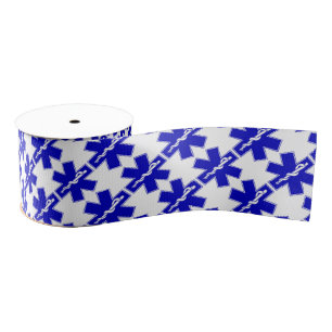 Star of Life (EMT) Grosgrain Ribbon