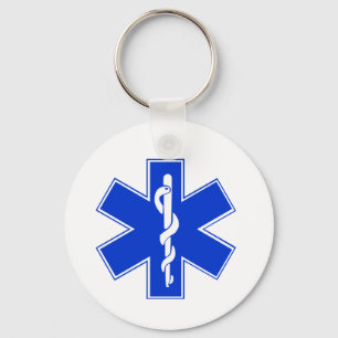 Star of Life / EMT Symbol Keychain