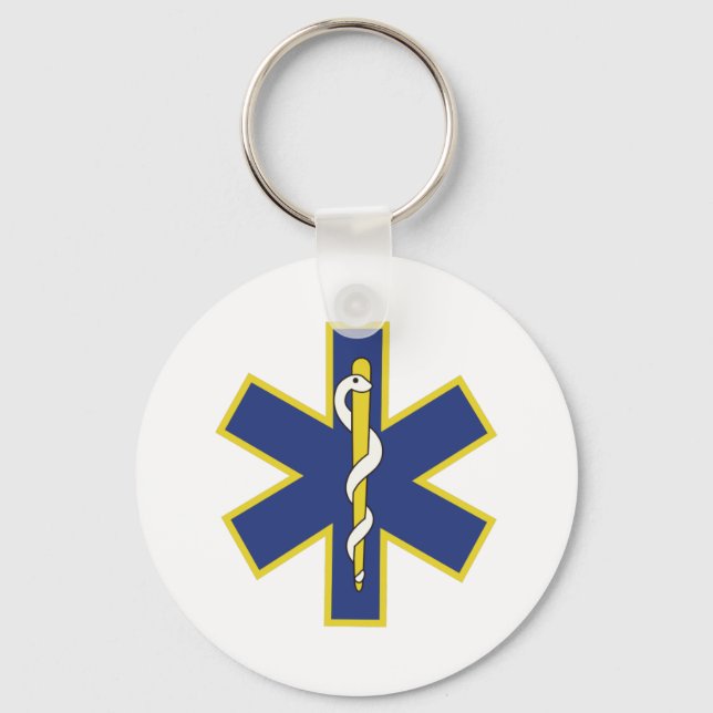 Star of Life Keychain (Front)